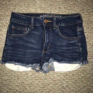 Denim shorts